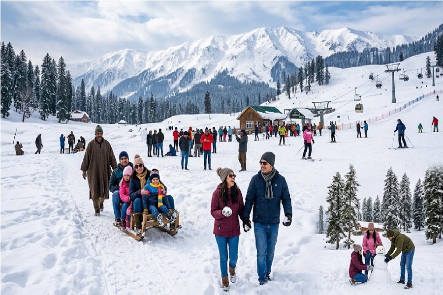 Snow Tourism in Kashmir   